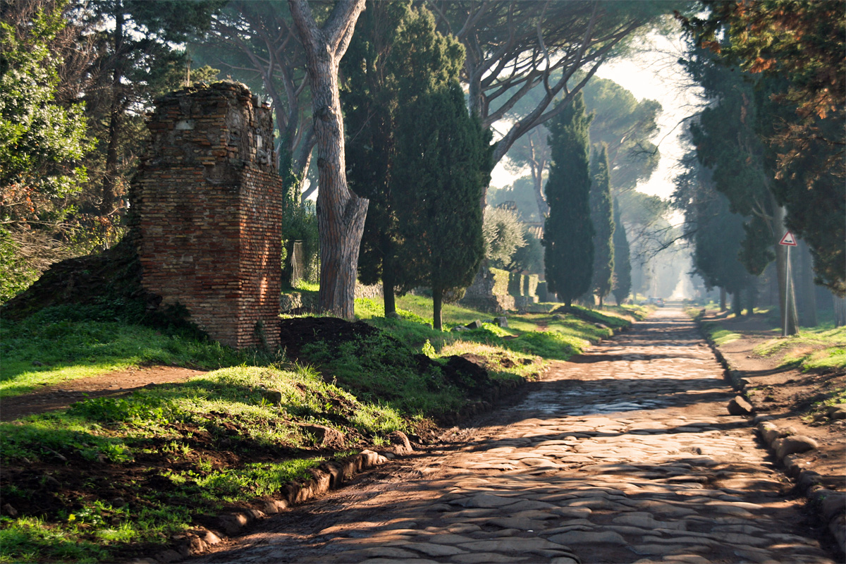 A day on the ancient highway: Catacombs, Ancient ruins and the Appia way.